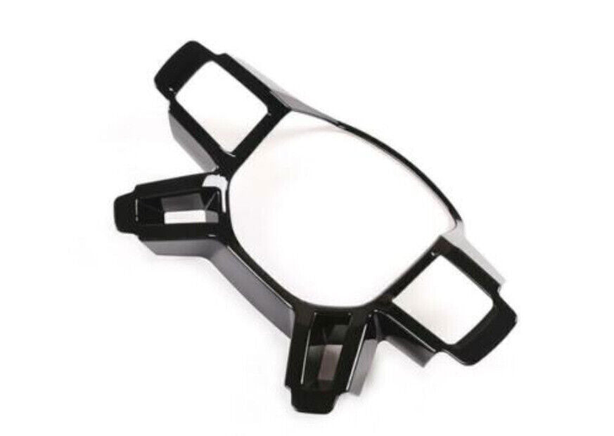 1P for Land Rover for Defender 20-25 Glossy Black Steering Wheel Control Frame Trim