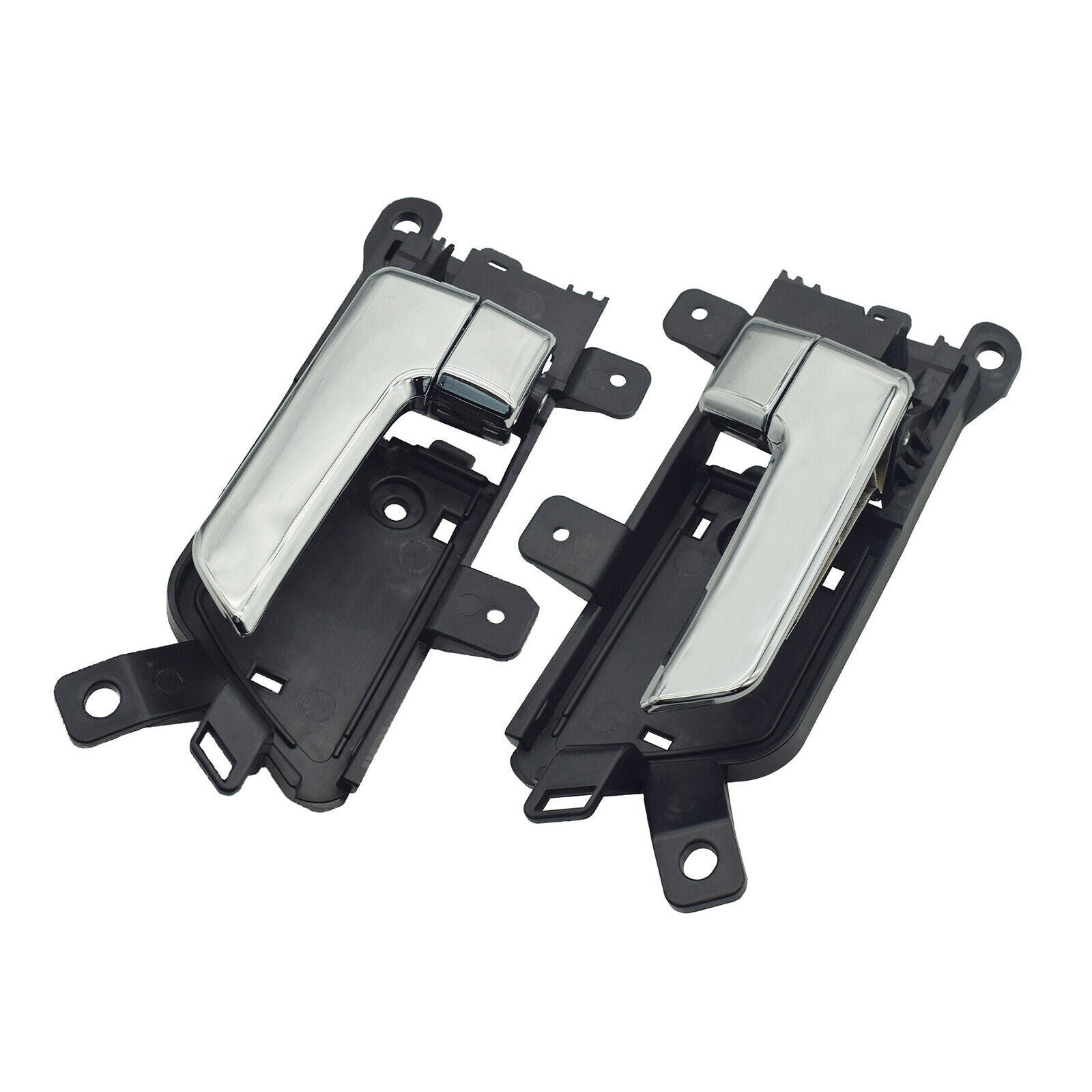 for Kia Borrego 2009-2011 Left  Right Interior Door Handles Chrome Pair NEW 2X