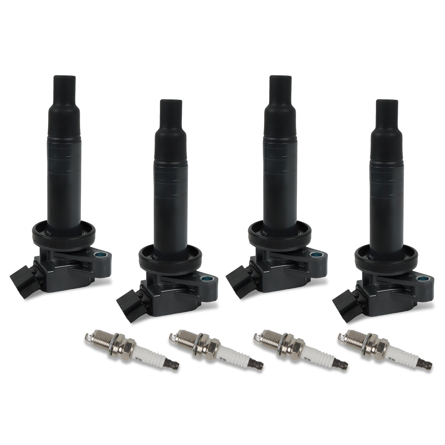 4Pcs Ignition Coils + Spark Plugs for Toyota Celica GT Matrix for Corolla 1.8L UF315