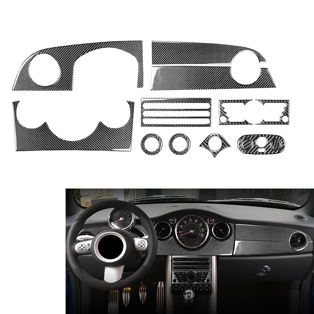 13Pcs Full Set Interior Accessories Trim Kit for BMW for Mini Cooper R50 R53 05-2006