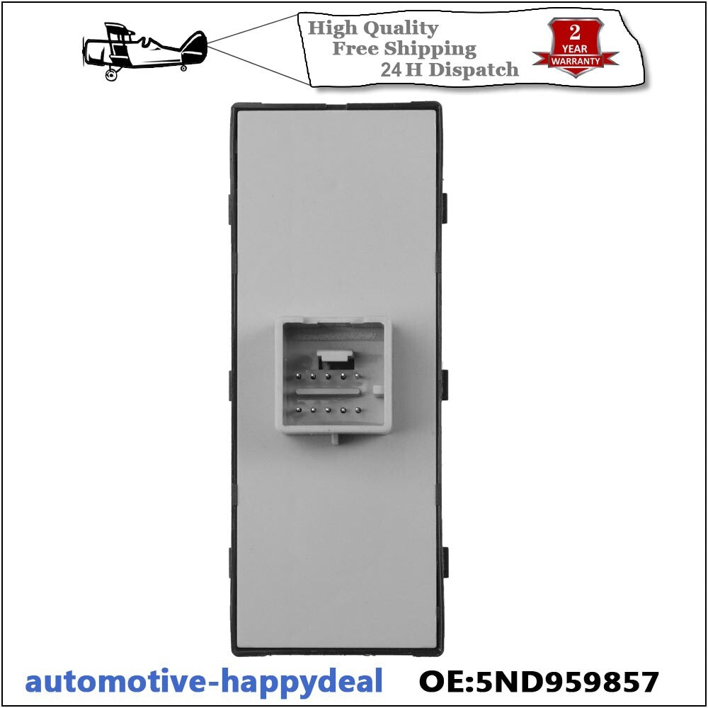 Electric Master Window Panel Switch for VW for Passat for Golf MK5 MK6 for Jetta 5ND959857