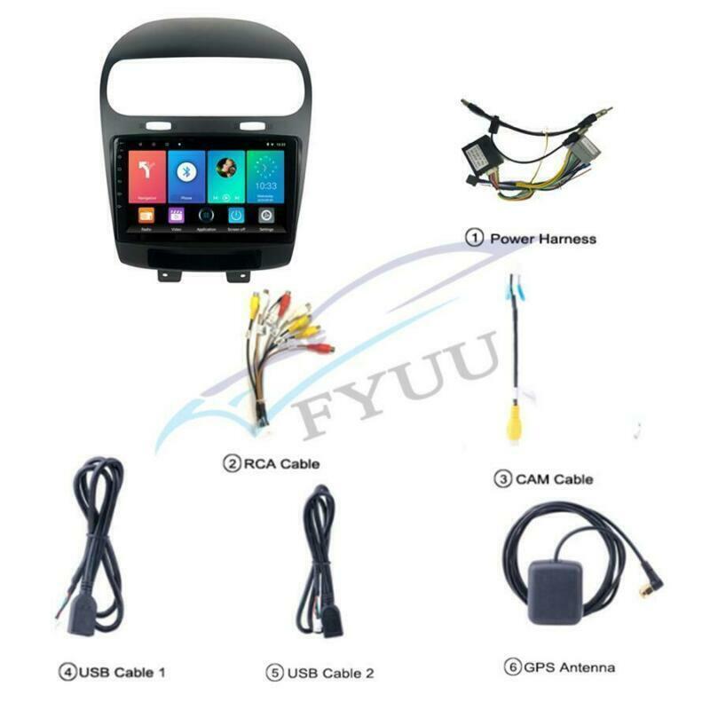 FM 1+16GB For 12-20 for Dodge Journey Car Stereo 9 Radio GPS Navigation WiFi BT DAB