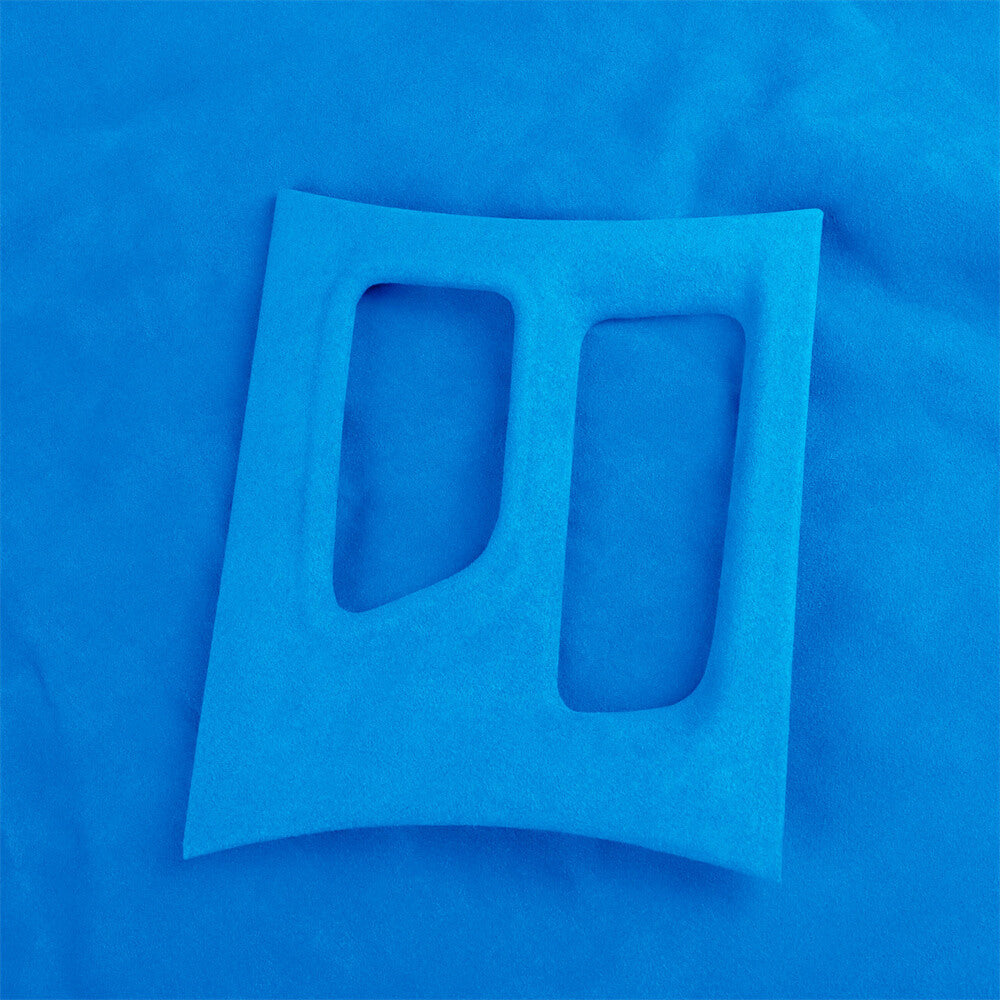 Suede Blue Center Console Gear Shift Box Panel Cover for Dodge Charger 2015-2022