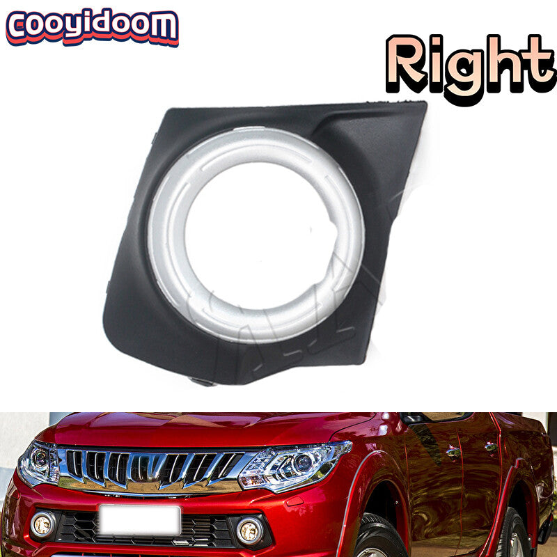 Right front fog light bezel cover for Mitsubishi L200 Triton MQ MR 2015-2018