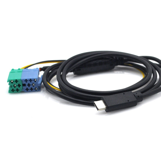 aux charger typec usb cable for Ferrari for Porsche CR220/CDR220 Pro iPhone 15 max