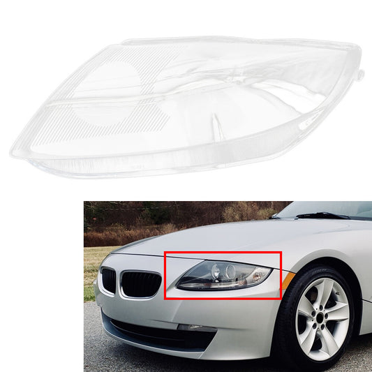 Headlight Headlamp Transparent Lens Cover Replacement for BMW Z4 E85 2003-2008