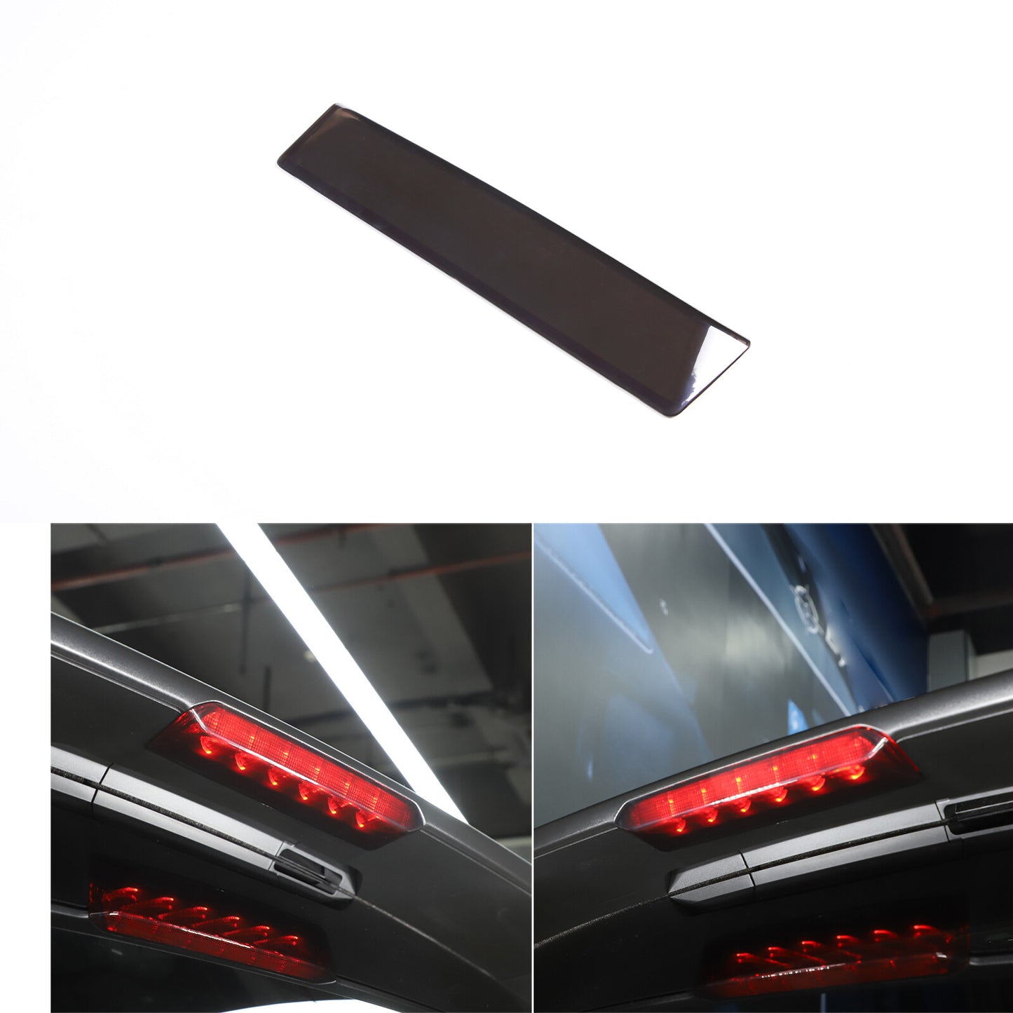 ABS smoked black taillight cover trim for Subaru Outback 2021-2023