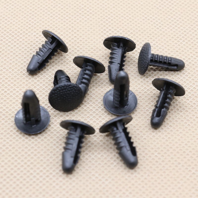 10-piece pack of cape panel grille fixing clips and rivets suitable for Nissan 01553-01781