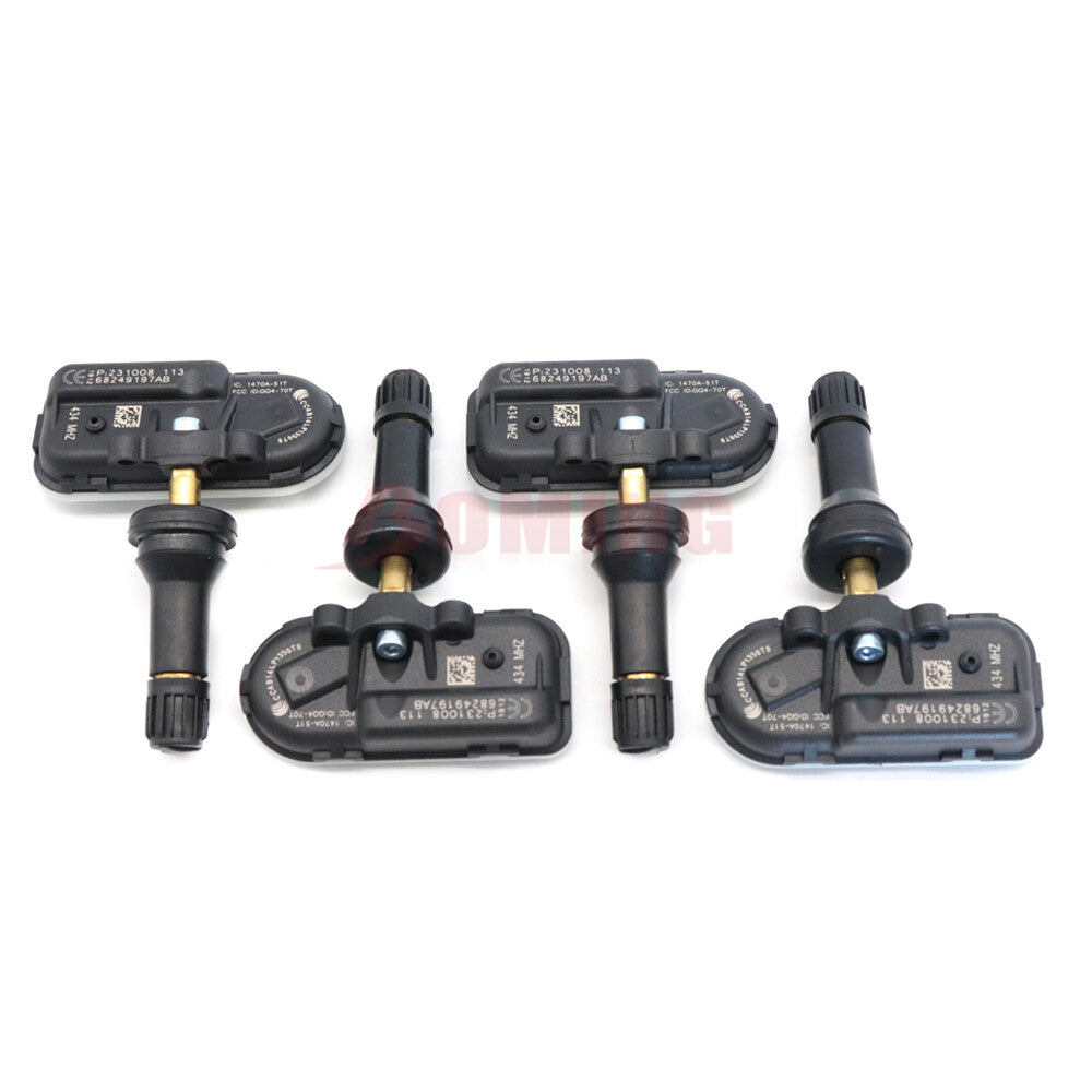 4x New TIRE PRESSURE SENSOR TPMS for Jeep Cherokee for Dodge for RAM 1500 68249197AA