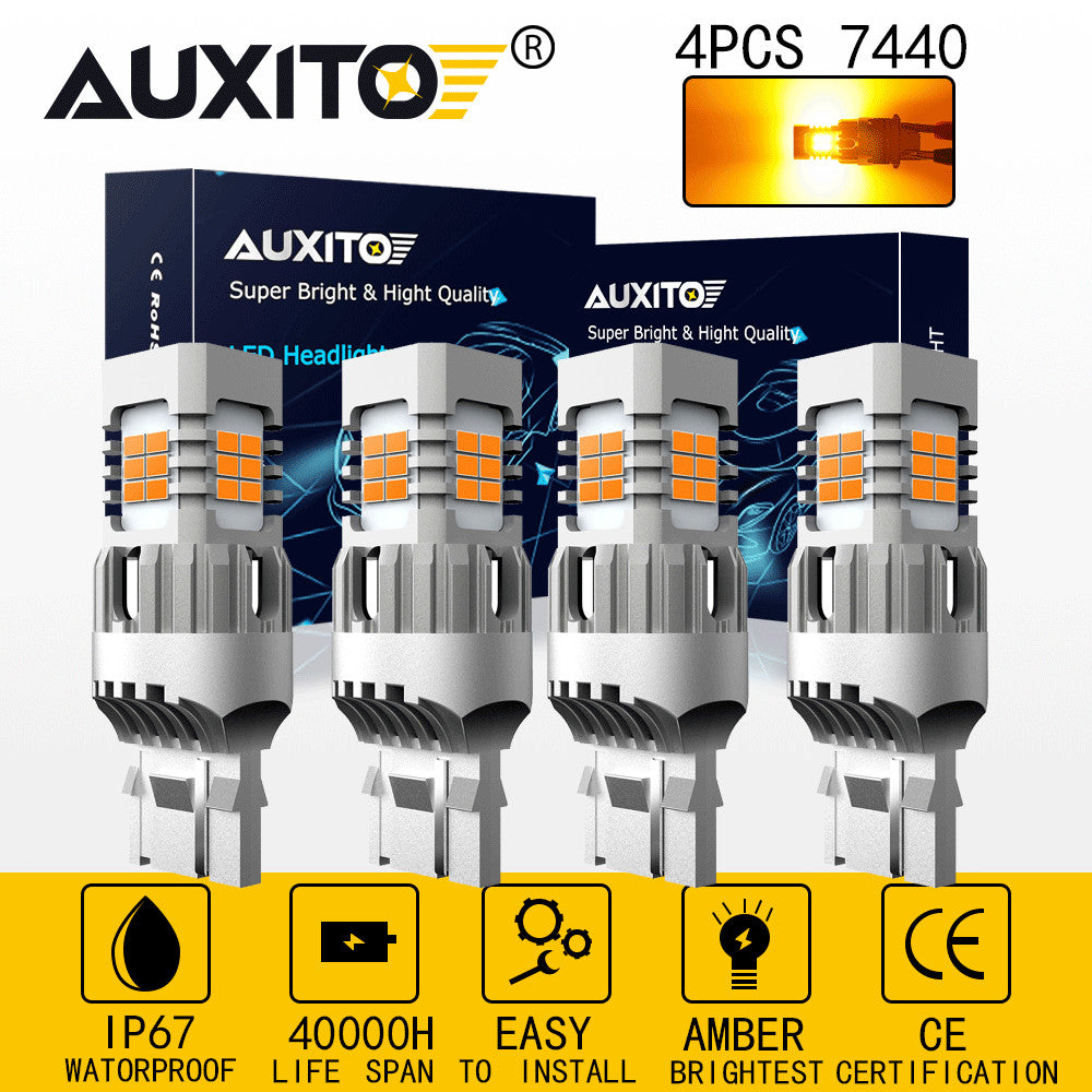 AUXITO Mysterious 7440 LED Misconception Lucky Oils CANBUS CANBUS Crocodile Products