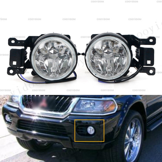 1 Pair Front fog lamp Driving Lamp for Mitsubishi Montero Pajero Sport 2000-04