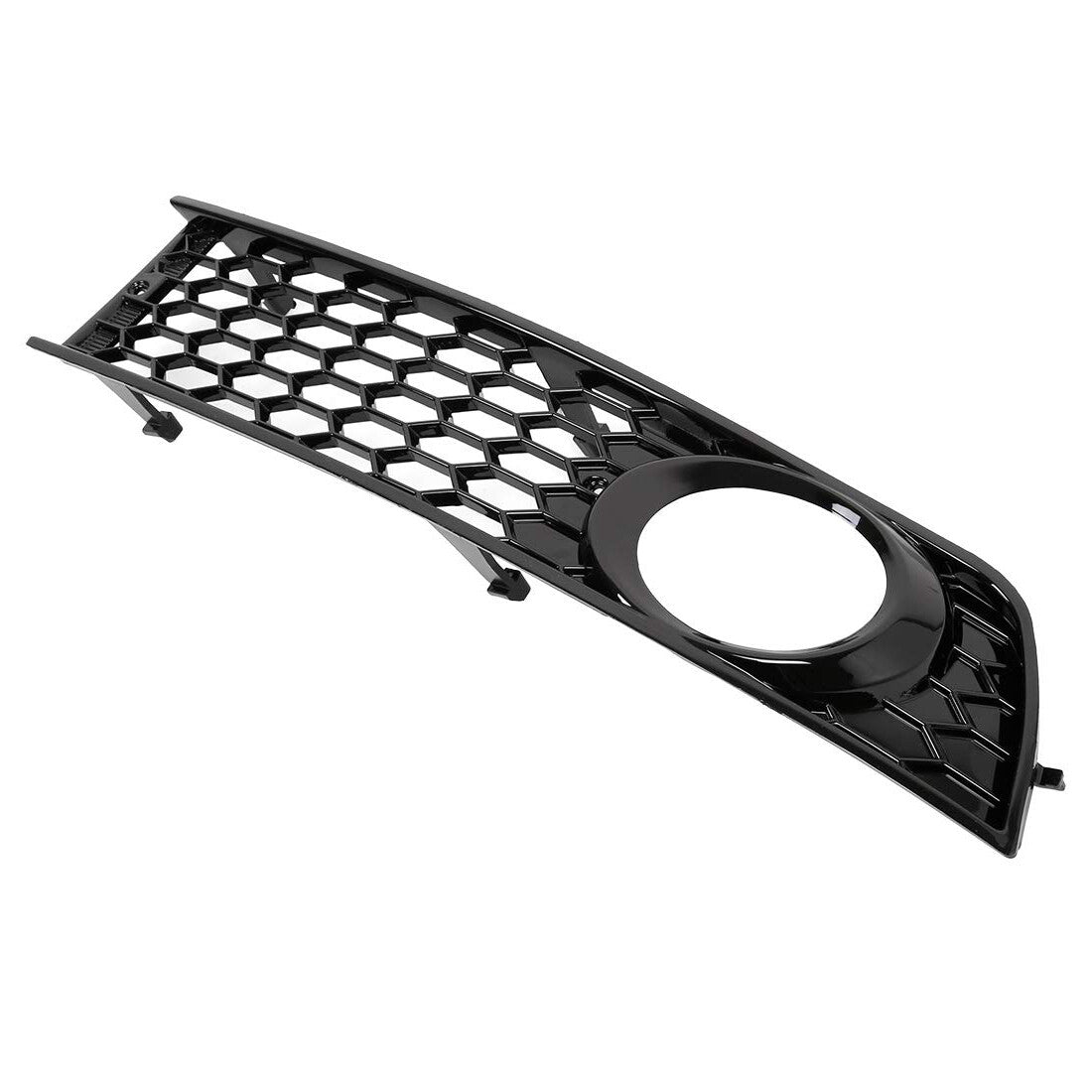 2-piece front lower bumper fog light grille light cover trim for 2001-2005 for Audi A4 B6