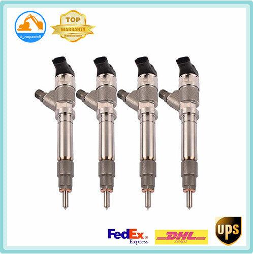 4PC Fuel Injectors 0445120027 for GM for Chevrolet 6.6L 2004-2005 Duramax LLY
