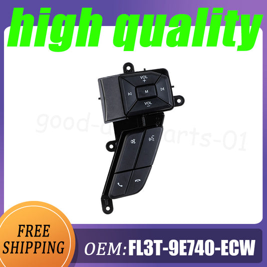 Compatible with the right steering wheel volume synchronization switch button for 15-18 for Ford FL3T-9E740-ECW models.
