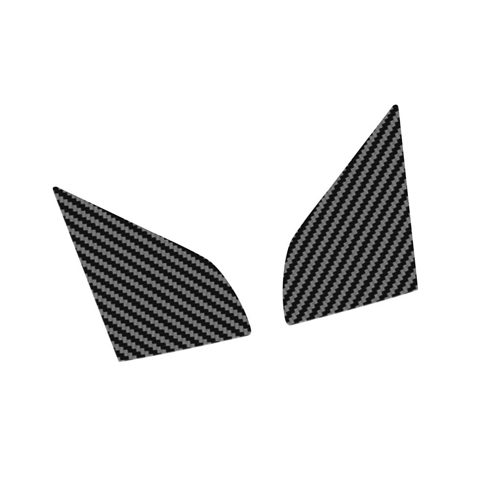 2X Carbon Fiber Interior Front A-Pillar Cover Trim for Mazda CX-9 2010-2015
