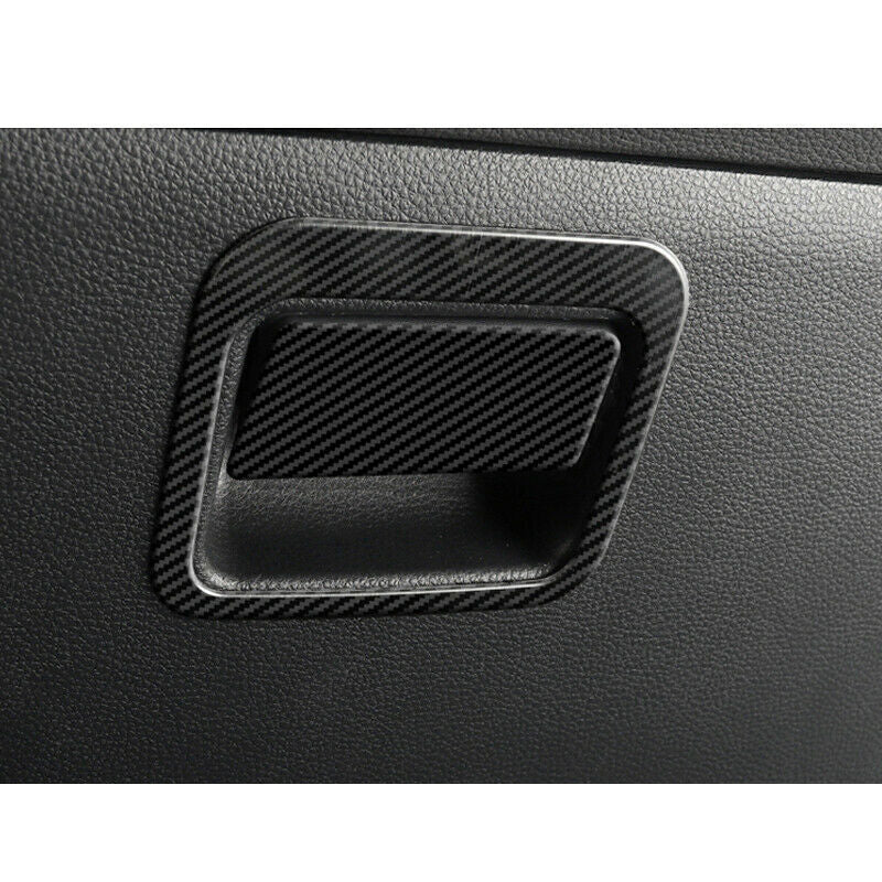 for Toyota for Corolla 20-2024 Carbon Fiber for Co -pilot Storage Box Handle Cover Trim