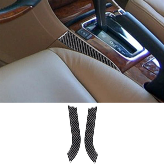 2Pcs Carbon Fiber Cupholder Side Trim Cover for Honda Accord Sedan 2003-2007