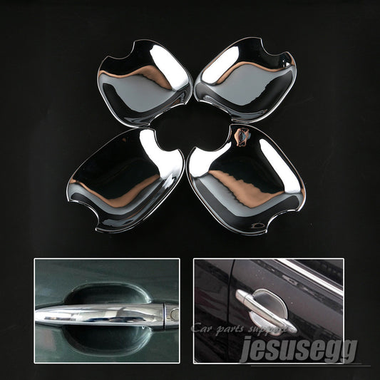 4X Chrome Door Handle Cup Bowl for Toyota for Camry 2006-2011 Highlander 2008-2010