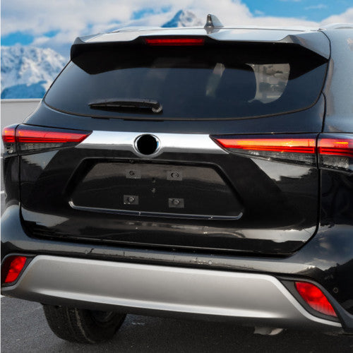 Car ABS Chrome Rear Trunk Lid Trim molding Cover for Toyota Highlander 2020-2022