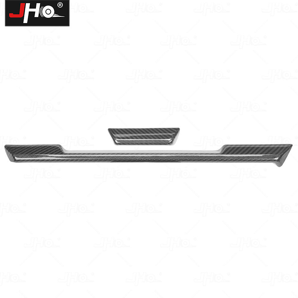 Real Carbon Dashboard Center Console Cover Trim Bezel for Chevy Silverado 2022+