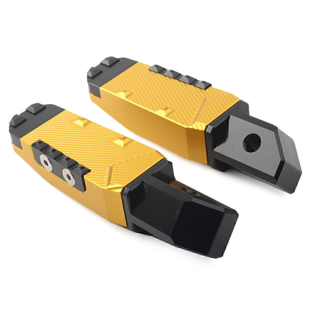 Rear Passenger Foot Pegs Pedal Pads Fit for Honda CBR600RR F5 CBR600 F4/F4I Gold