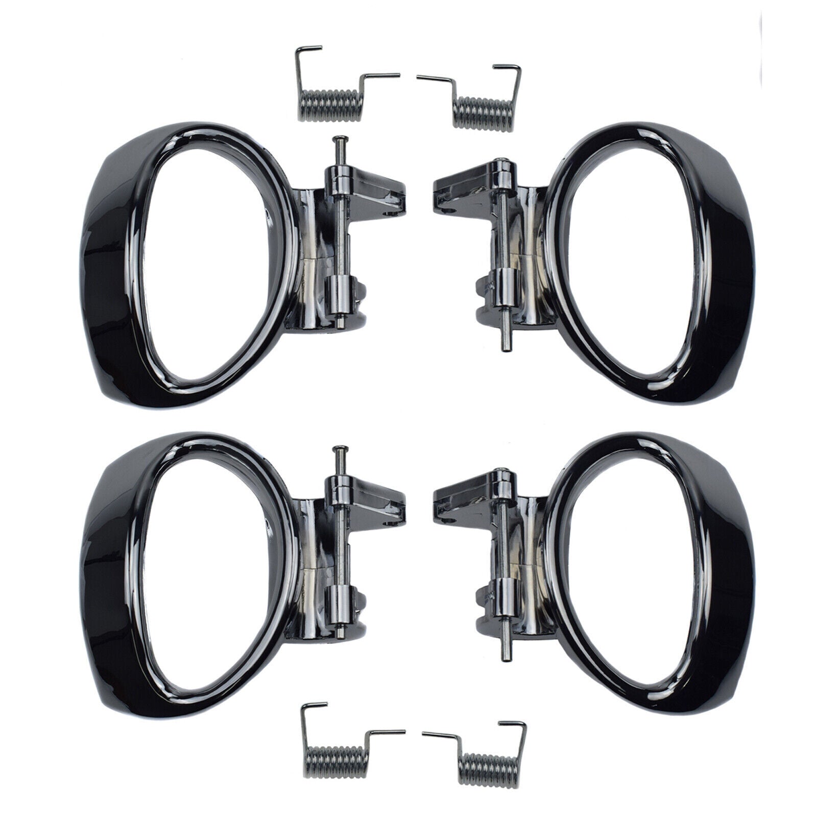 For 2006-2011 for Chevy HHR 4Pcs Interior Chrome Door Handle Front Rear Left Right