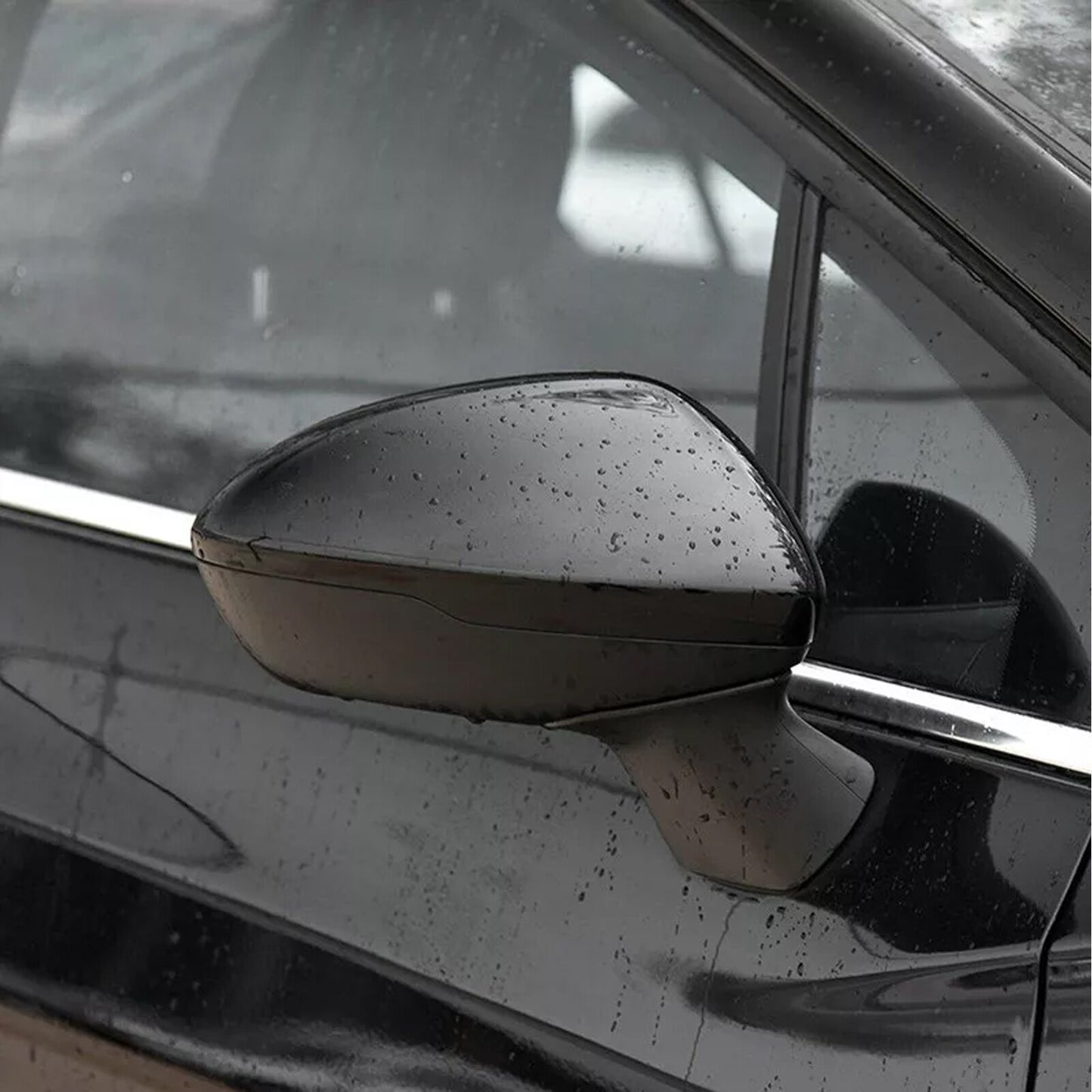 Gloss Black Right Passenger Side Mirror Cover for Chevrolet for Cruze 2017-2019