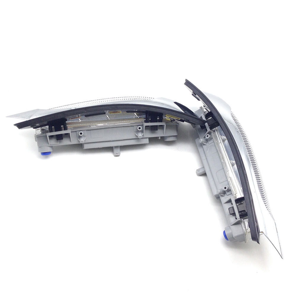 Left Right Bumper Grill Molding LED Fog Light DRL for Mercedes W204 C250 C300