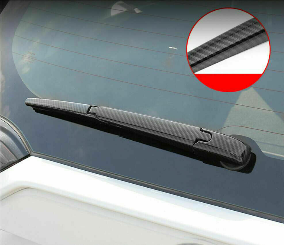 for Jeep Grand Cherokee 2011-2021 ABS Carbon Fiber Rear Window Wiper Cover Trim