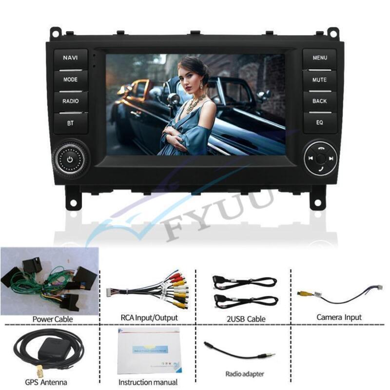 GPS Navi WiFi for Benz C-Class W203 G-Class W463 7 Car Android 11 Stereo Radio