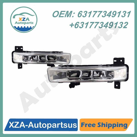 63177349131 Pair Front Bumper Left Right Fog Lamp Lights for BMW G30 G31 530i