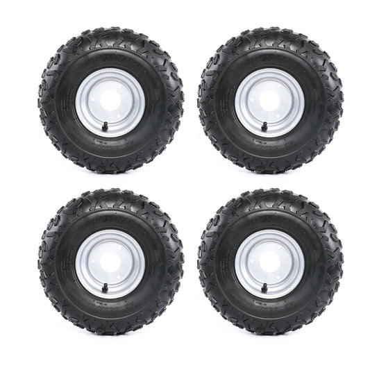 4-pack of 6-inch 3-stud wheels, 145/70-6 tires and rims, all-terrain vehicle, four-wheel go-kart, Taodao 110cc 125