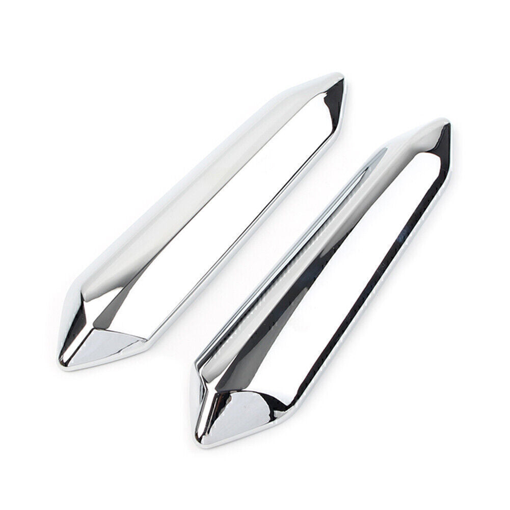 2x Chrome ABS Windscreen Windshield Strut Covers Fit for Honda Goldwing GL1800