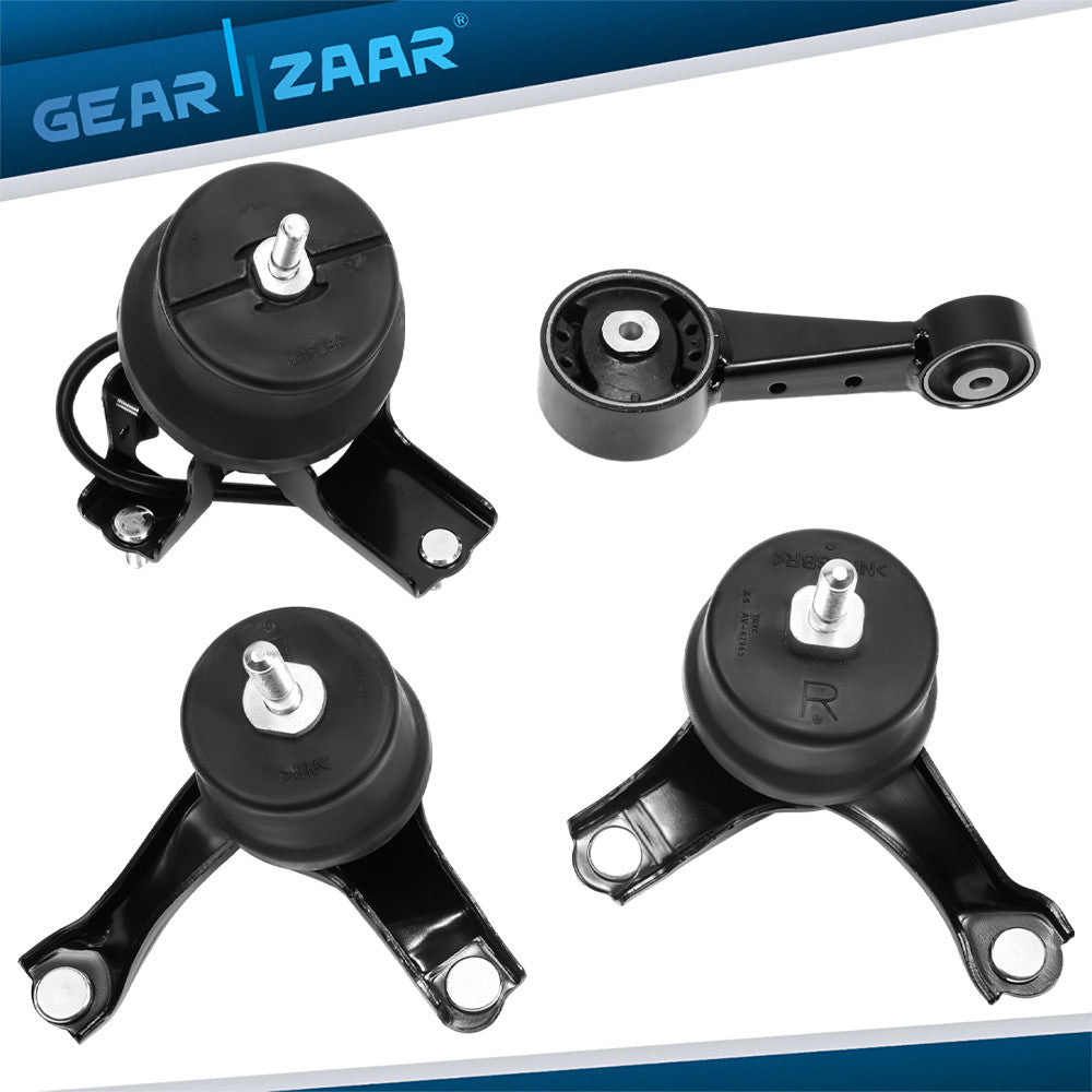 Engine Motor  Trans Mount Set 4pc - Hydraulic 2011-2014 for Toyota for Sienna US