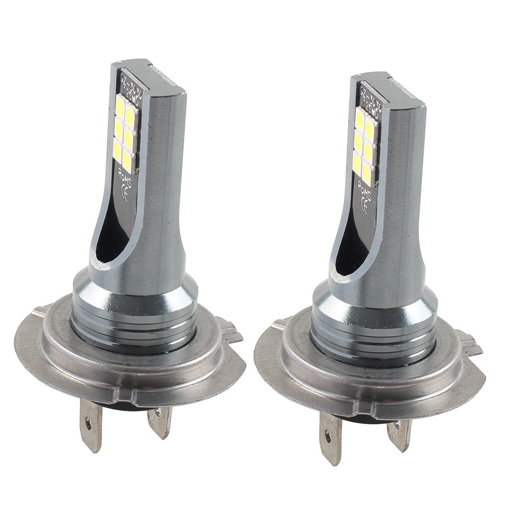 Car Super Bright H7 LED Headlight White Light High Low Beam DRL Bulbs Lamp Pair