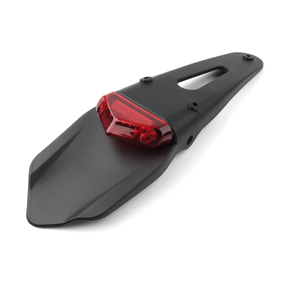 Rear window taillight, off-road bicycle mudguard, 12V LED, universal off-road motorcycle