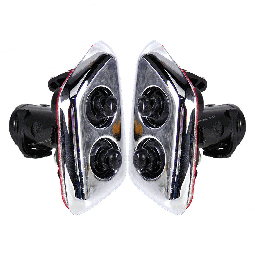 2Pcs Fits for Chrysler 300c 2005 2006 2007 Front Spray Windshield Washer Nozzle Jet