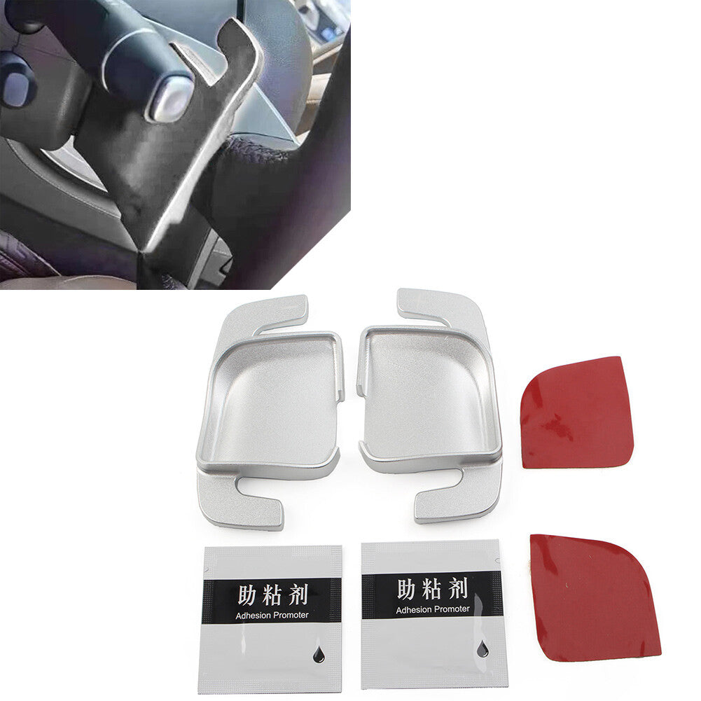 Silver steering wheel, paddle shifter, extended wheelbase, suitable for Mercedes-Benz C/E/S Class.