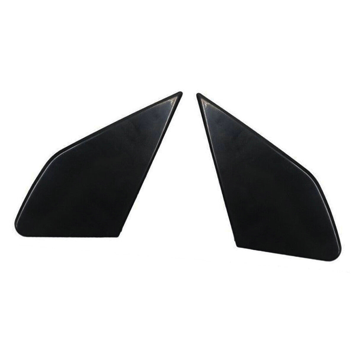 Pair Front Door Garnish Window Glass Plate Cover Trim for Honda Fit 2009-2013