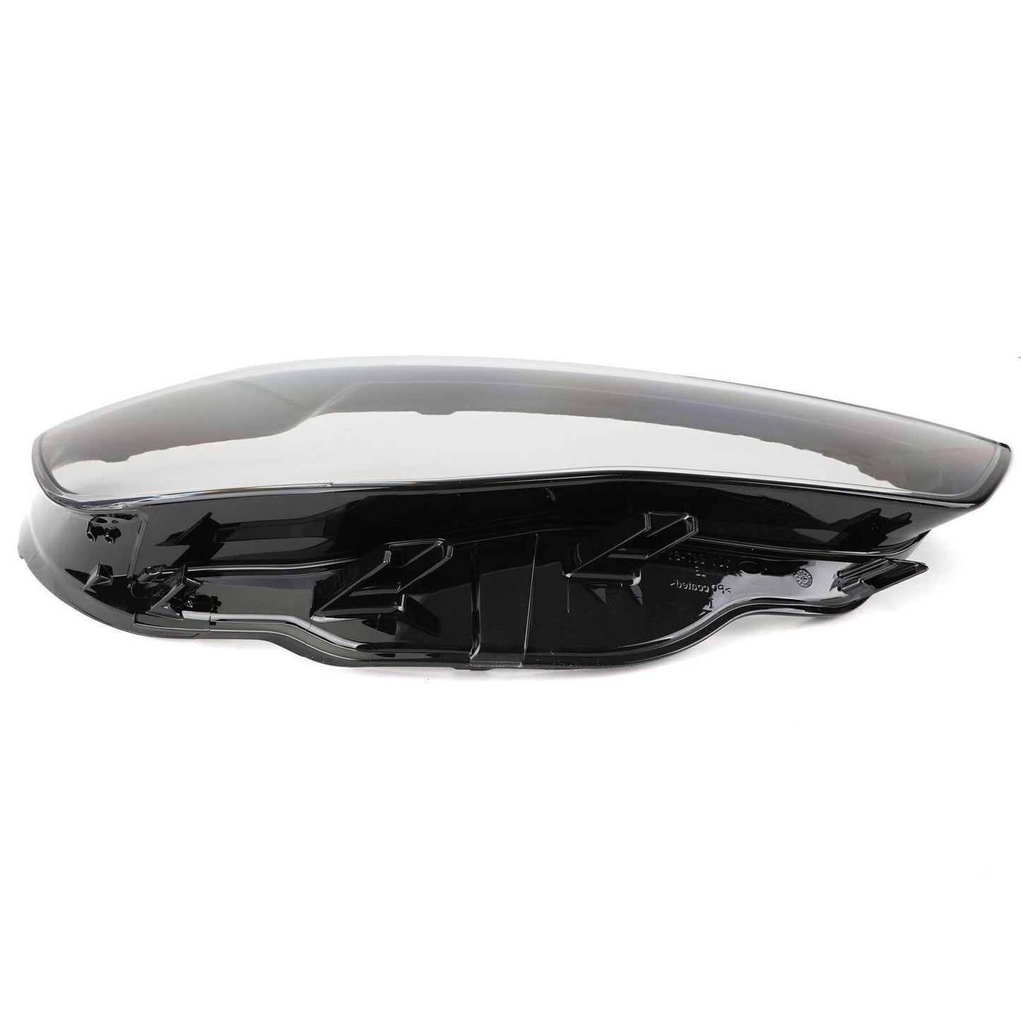 Headlight lens protective cover for Audi A3 2013-2016, transparent left and right sides.