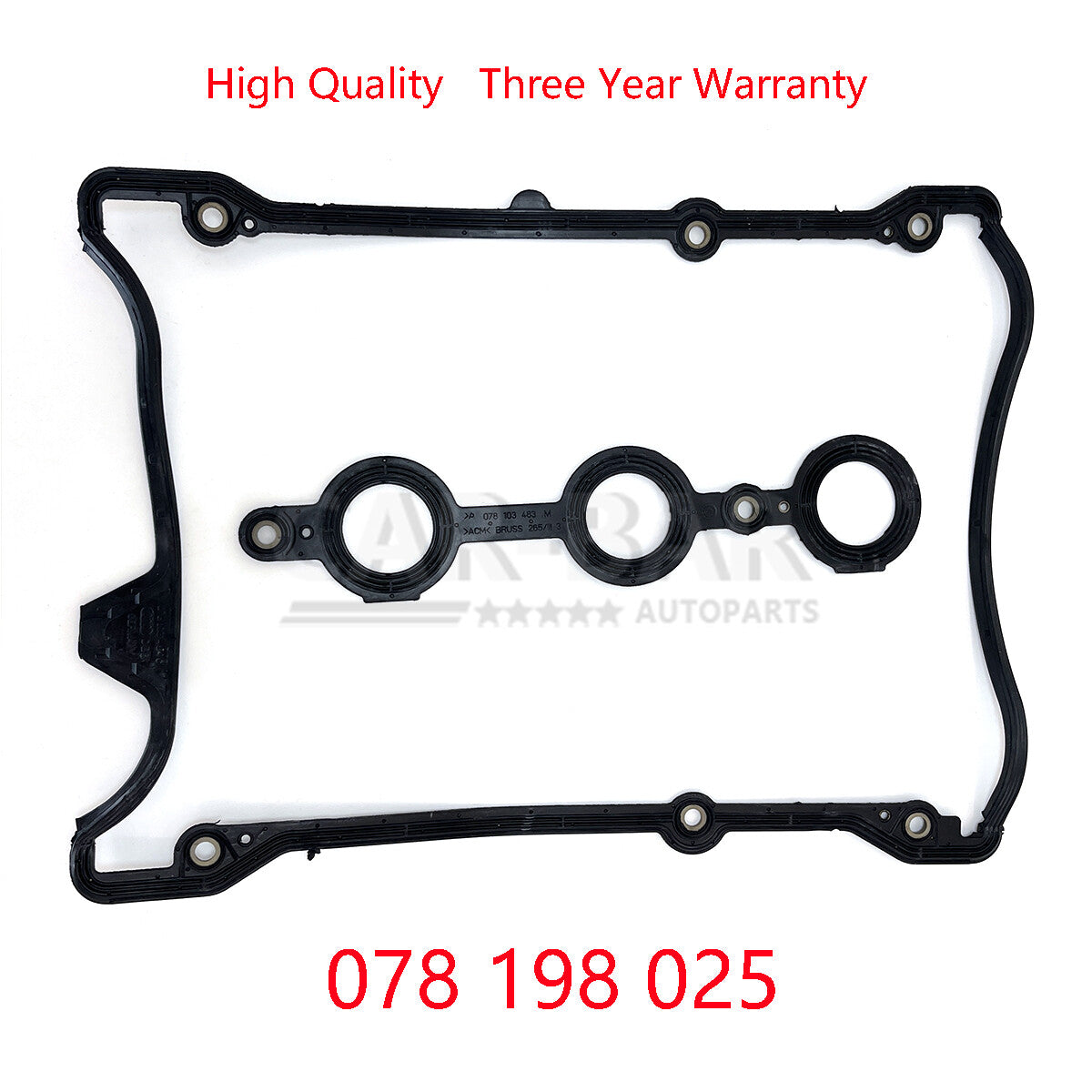 2PCS Valve Cover Gaskets for 98-05 for Audi A4 A6 S4 Allroad for VW for Passat 2.7L 2.8L