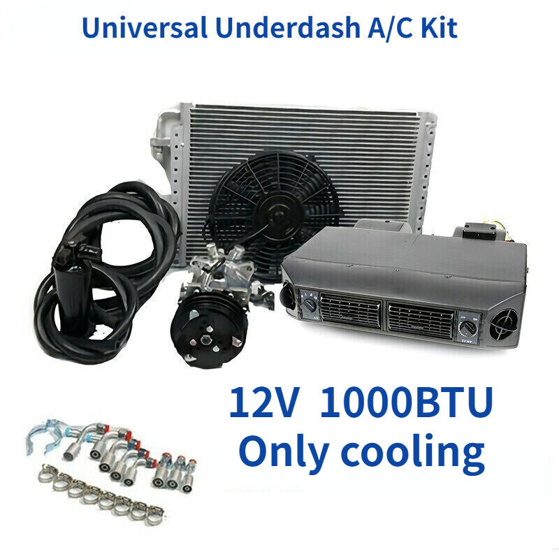 12V Cooling Underdash Air Conditioning Conditioner A/C Kit Universal Auto Car