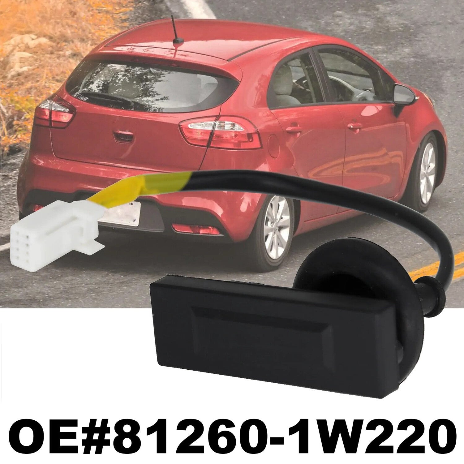 for Kia Rio Pride 81260-1W220 1Pcs Rear Trunk Lid Lock Release Handle 2012-2017