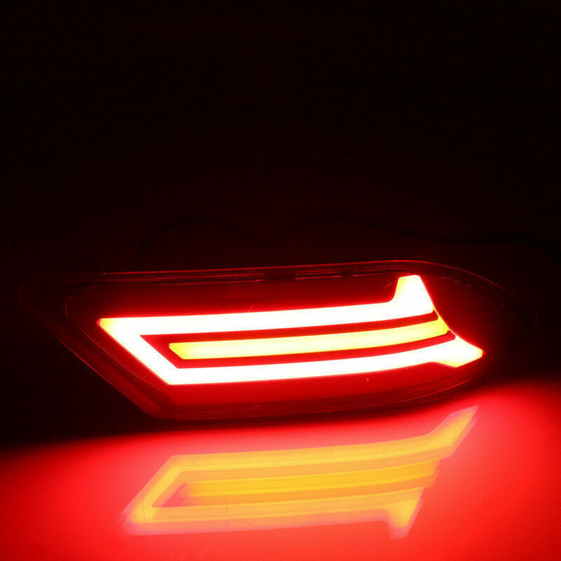 LED Rear Bumper Reflector Fog Brake Turn Indicator Lights for Nissan Sentra 2019