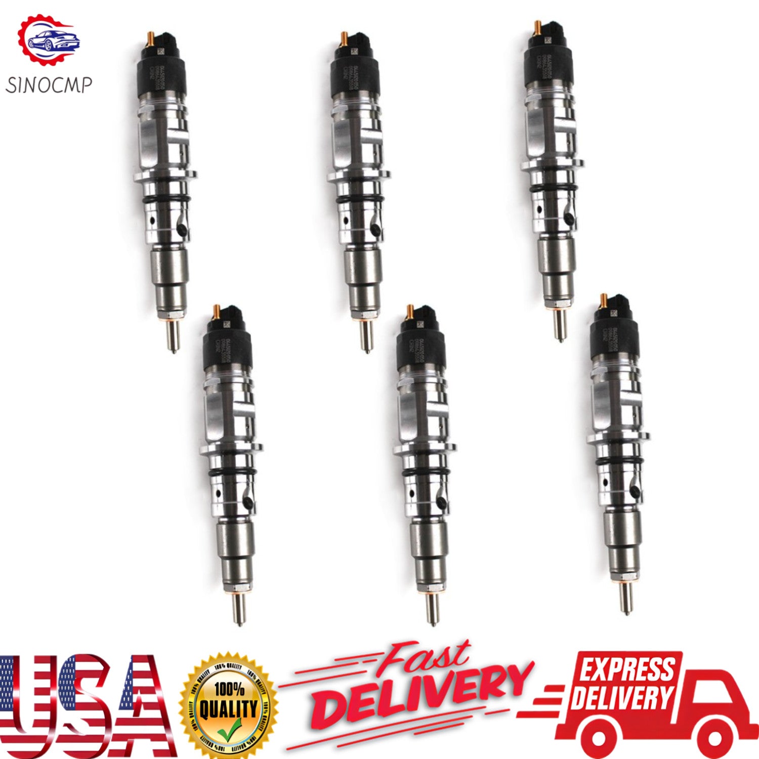 6pcs Fuel Injectors Replace OE 4940096 4940095 Fits for 2007-2012 for Dodge for Ram US