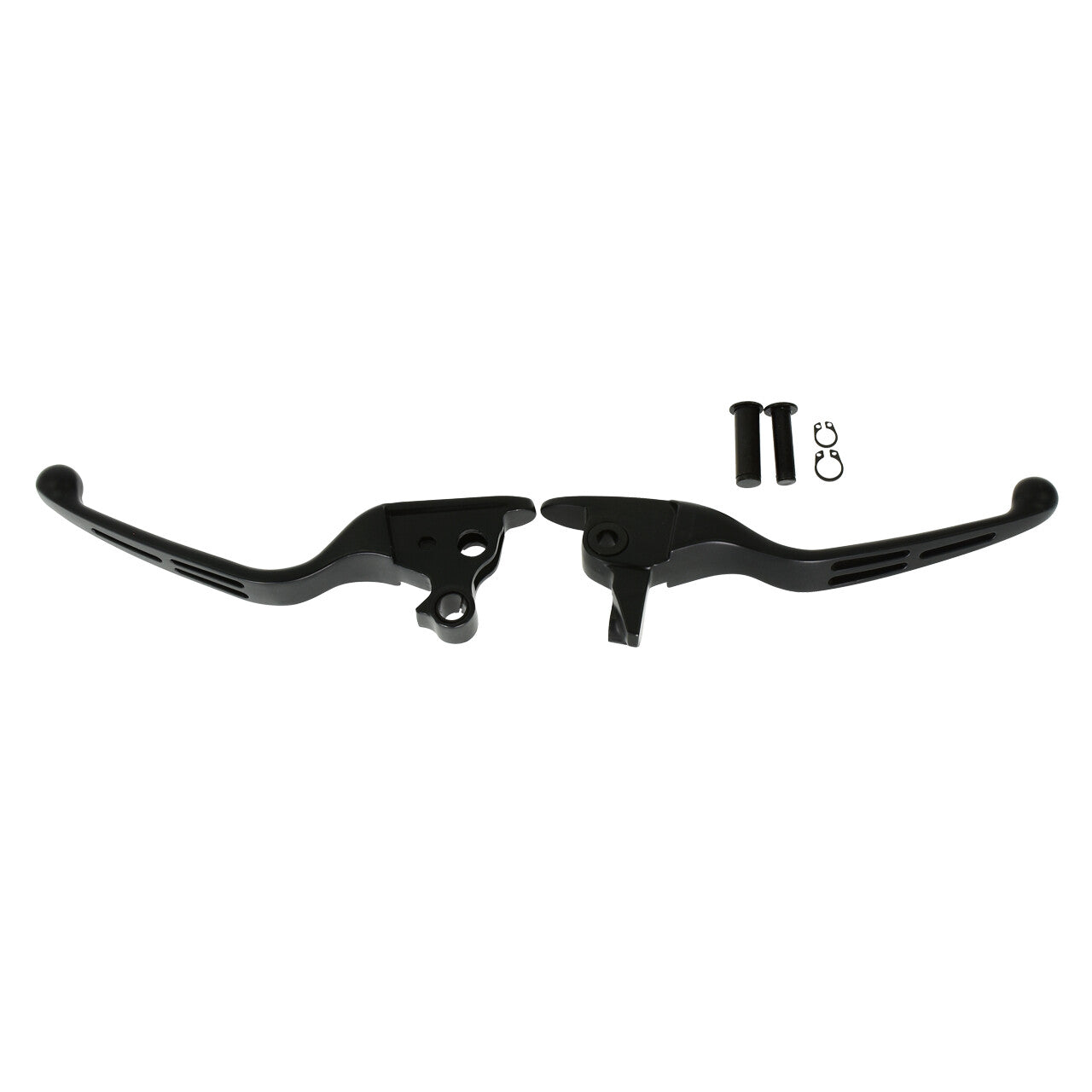 Matte Black Brake Clutch Hand Levers for Harley Road King Electra Glide 08-2013