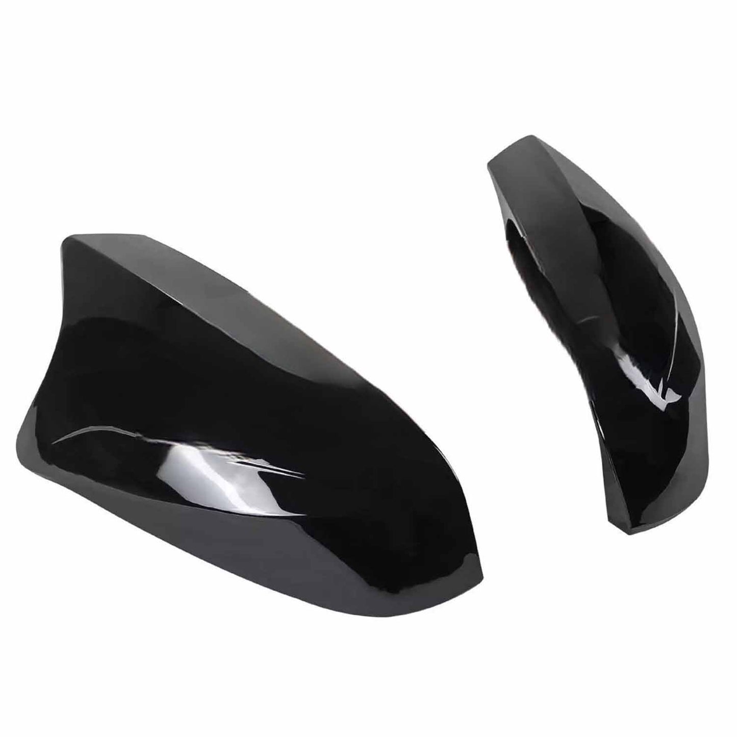 Glossy Black OX Horn Side Rearview Mirror Cover Trim For 2015-2024 for Lexus RX NX