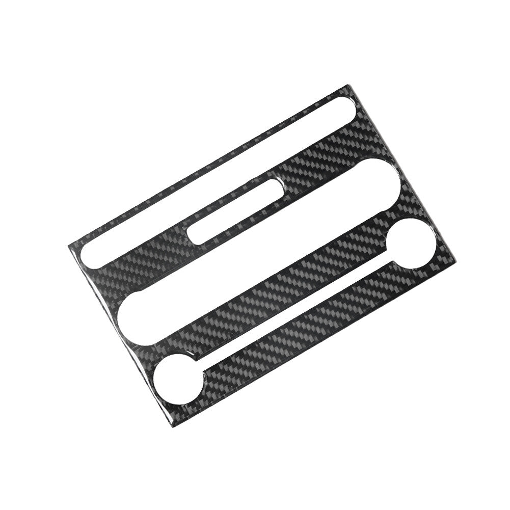 Carbon Fiber Radio Player Panel Cover Trim Sticker for Ford for Mustang 2005-2009
