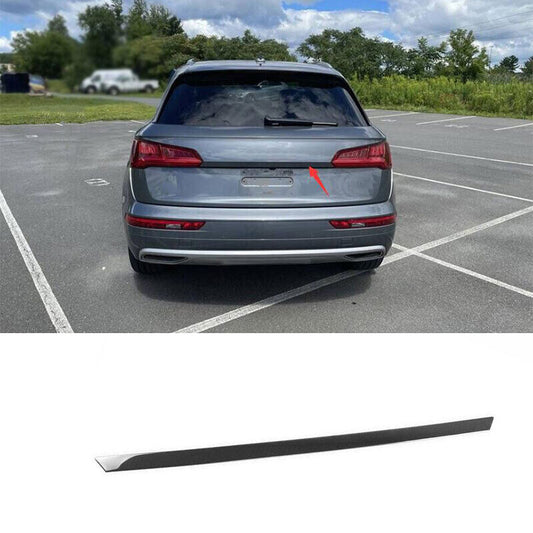 Rear Tailgate Trunk Lid 1pcs Fit for Audi Q5 2018~2021 Cover Trim Black Titanium