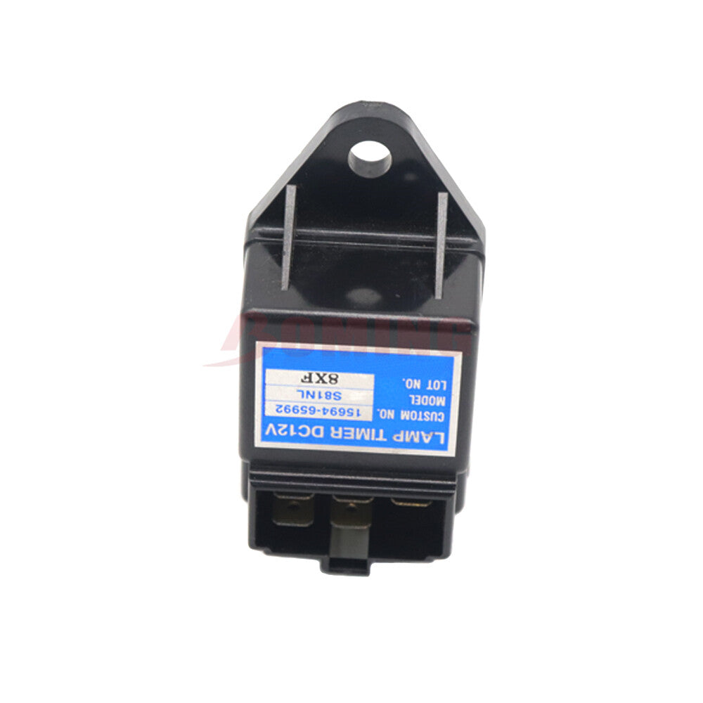 12V LED plug S81NL timer relay 15694-65992 is compatible with Kubota 1569465992